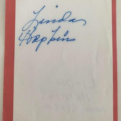 Linda Hopkins original signature