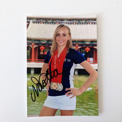 Olympic gymnast Nastia Liukin signed photo