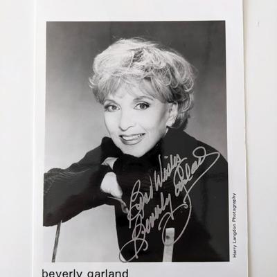 Beverly Garland signed photo