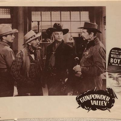 Gunpowder Valley original 1947 vintage lobby card