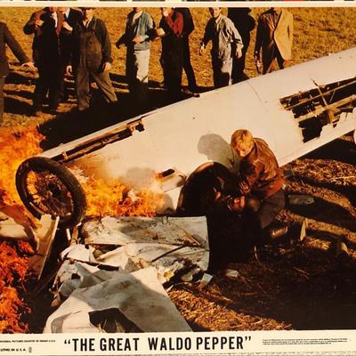 The Great Waldo Pepper original 1975 vintage mini lobby card