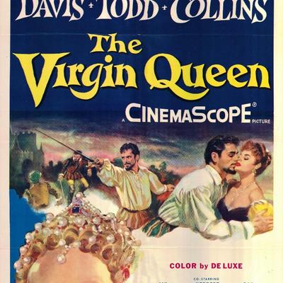 The Virgin Queen original 1955 vintage movie poster