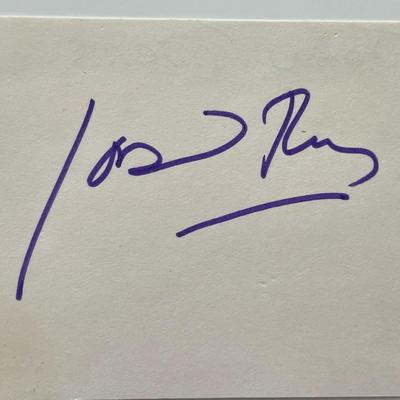 Joan Rivers original signature cut