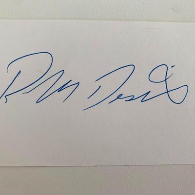 Robert Desiderio original signature