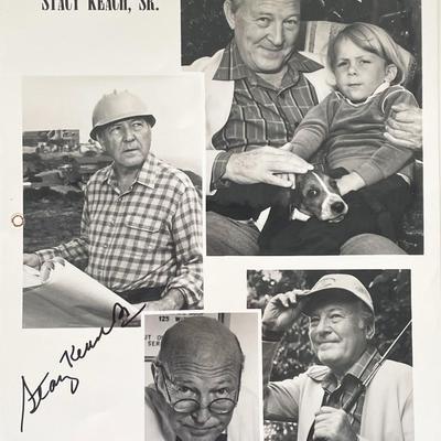 Stacy Keach Sr. signed photo collage
