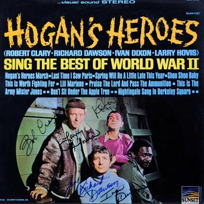 Hogan Heroes signed soundtrack album