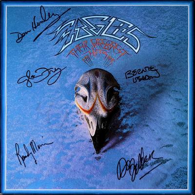 Eagles Their Greatest Hits 1971-1975 signed album