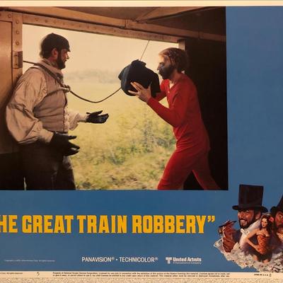 The Great Train Robbery original 1979 vintage lobby card