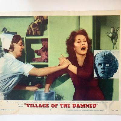 Village of the Damned 1960 vintage lobby card
