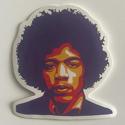 Jimi Hendrix sticker 