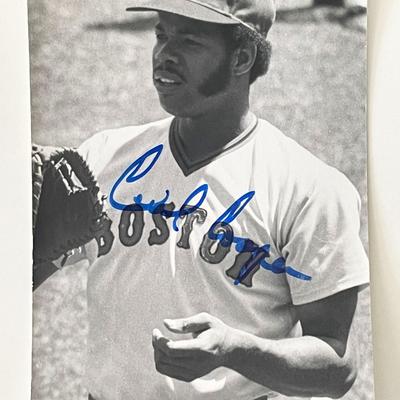 Boston Red Sox Cecil Cooper signed photo