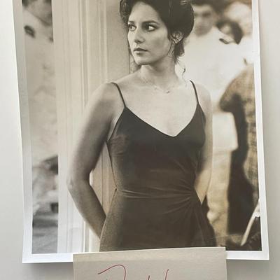 Debra Winger photo and signature cut
