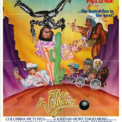 The Villain original 1979 vintage movie poster