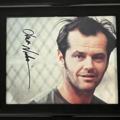 One Flew Over the Cuckoo's Nest Jack Nicholson signed movie photo-Framed 