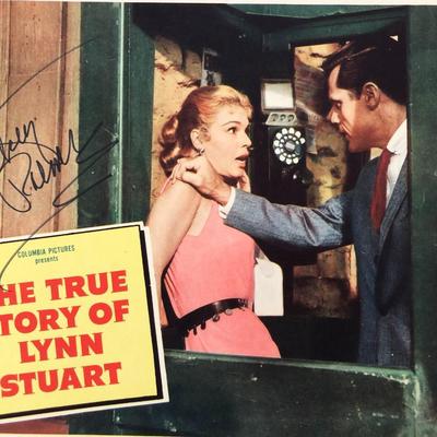 The True Story of Lynn Stuart signed lobby card