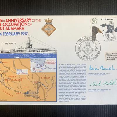 Eric Bush and Charlie Malcolm signed first day cover