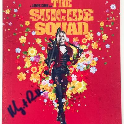 The Suicide Squad Margot Robbie signed photo 