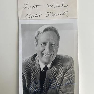 Picnic Arthur O'Connell signed photo