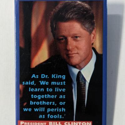 President Bill Clinton Vintage Pin