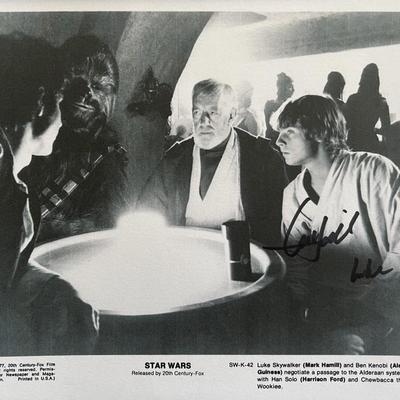 Star Wars Mark Hamill signed photo