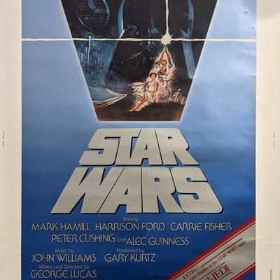 Star Wars 1982R Original 30x40 Movie Poster