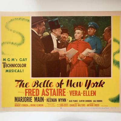 The Belle of New York 1952 vintage lobby card