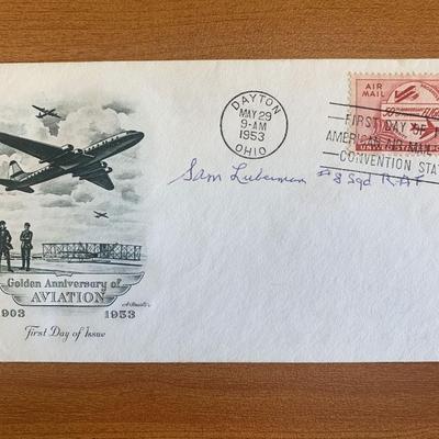 Sam Lieberman signed first day cover 