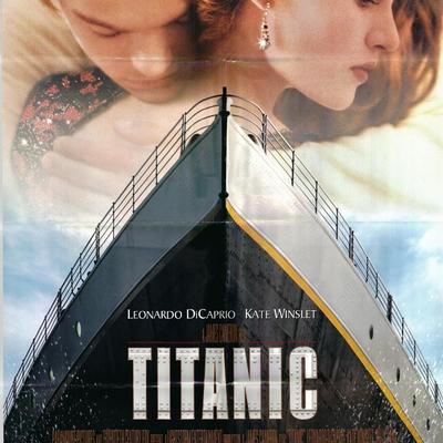 Titanic original 1998 vintage movie poster
