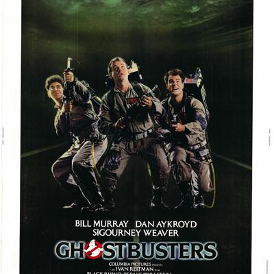 Ghostbusters original 1984 vintage one sheet movie poster
