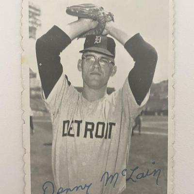 Detroit Tigers Denny McLain signed photo