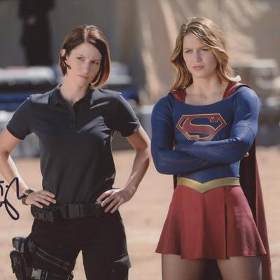 Supergirl Chyler Leigh signed photo