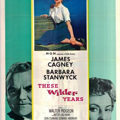 These Wilder Years original 1956 vintage movie poster