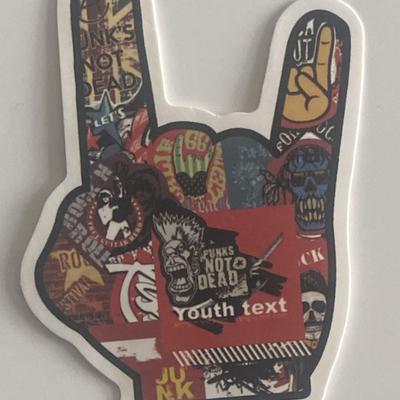 Punk Rock hand sticker 