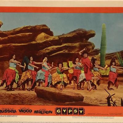 Gypsy original 1962 vintage lobby card