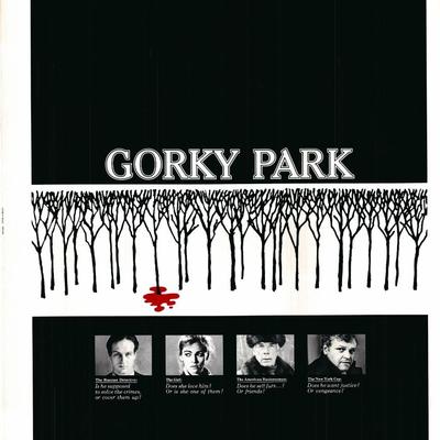 Gorky Park original 1983 vintage one sheet movie poster