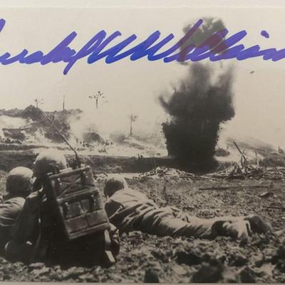 Hershel W Williams signed collector's card
