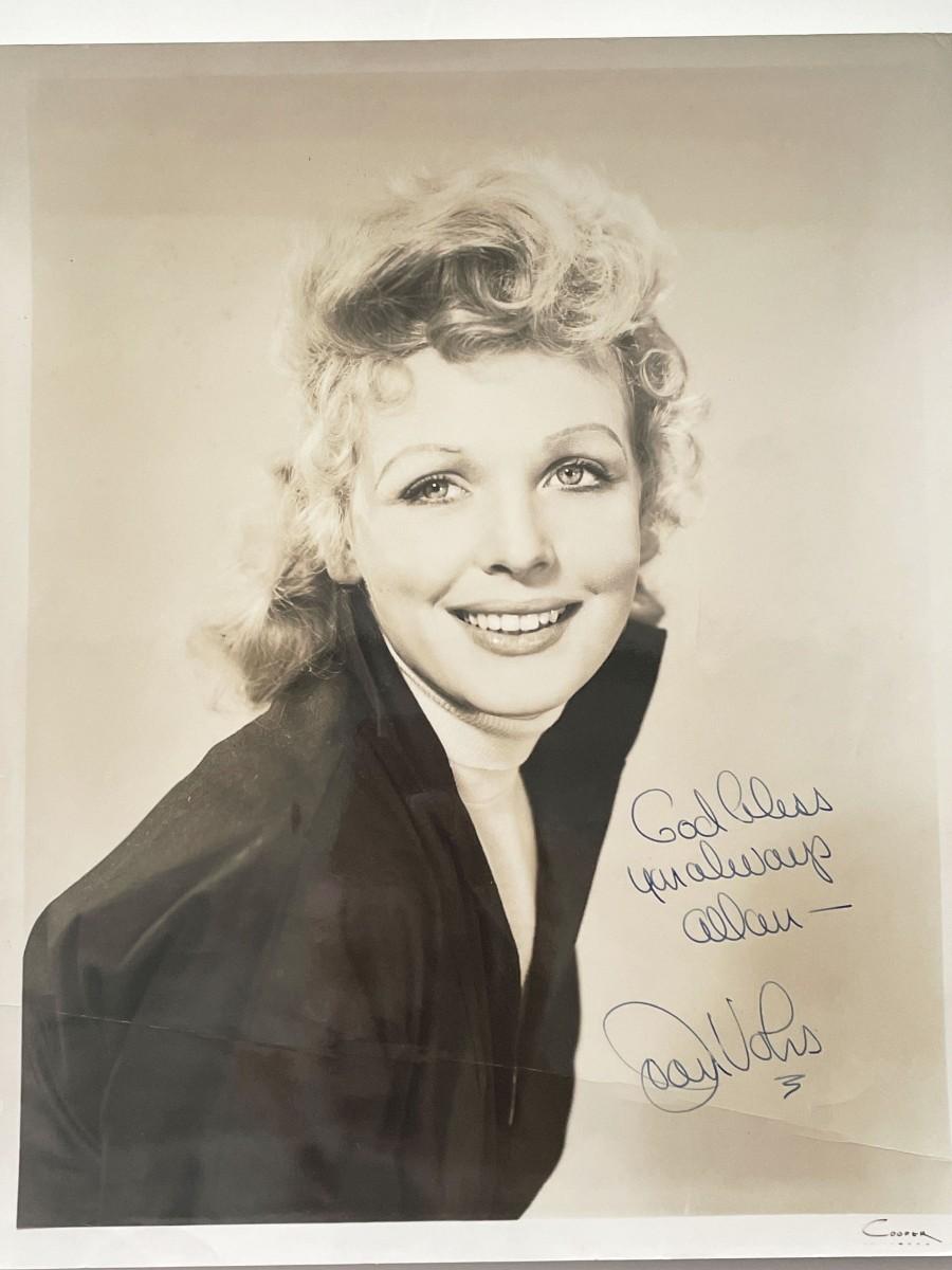 Joan Vohs signed photo