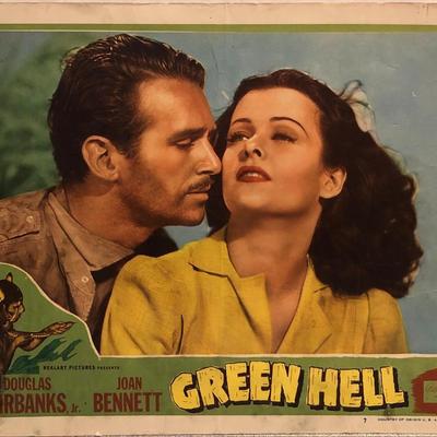 Green Hell original 1948R vintage lobby card