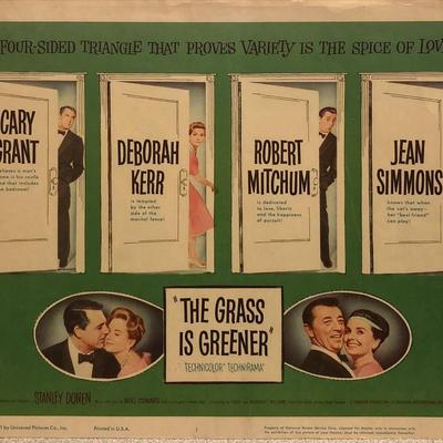Grass is Greener original 1961 vintage lobby card