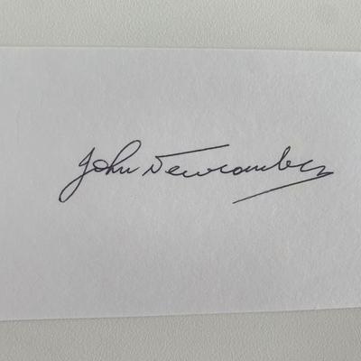 Australian Tennis Star John Newcombe original signature