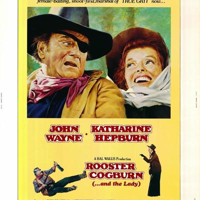 Rooster Cogburn original 1975 vintage one sheet movie poster
