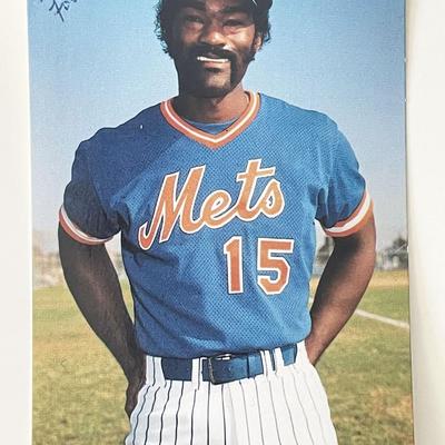 New York Mets George Foster signed photo
