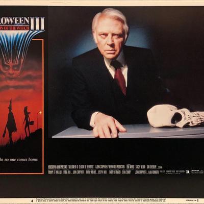 Halloween III original 1982 vintage lobby card