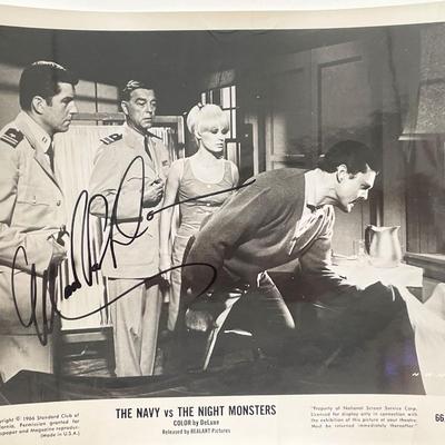 The Navy vs The Night Monsters Marnie Van Doren signed movie photo