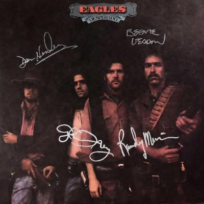 Eagles Desperado signed album 