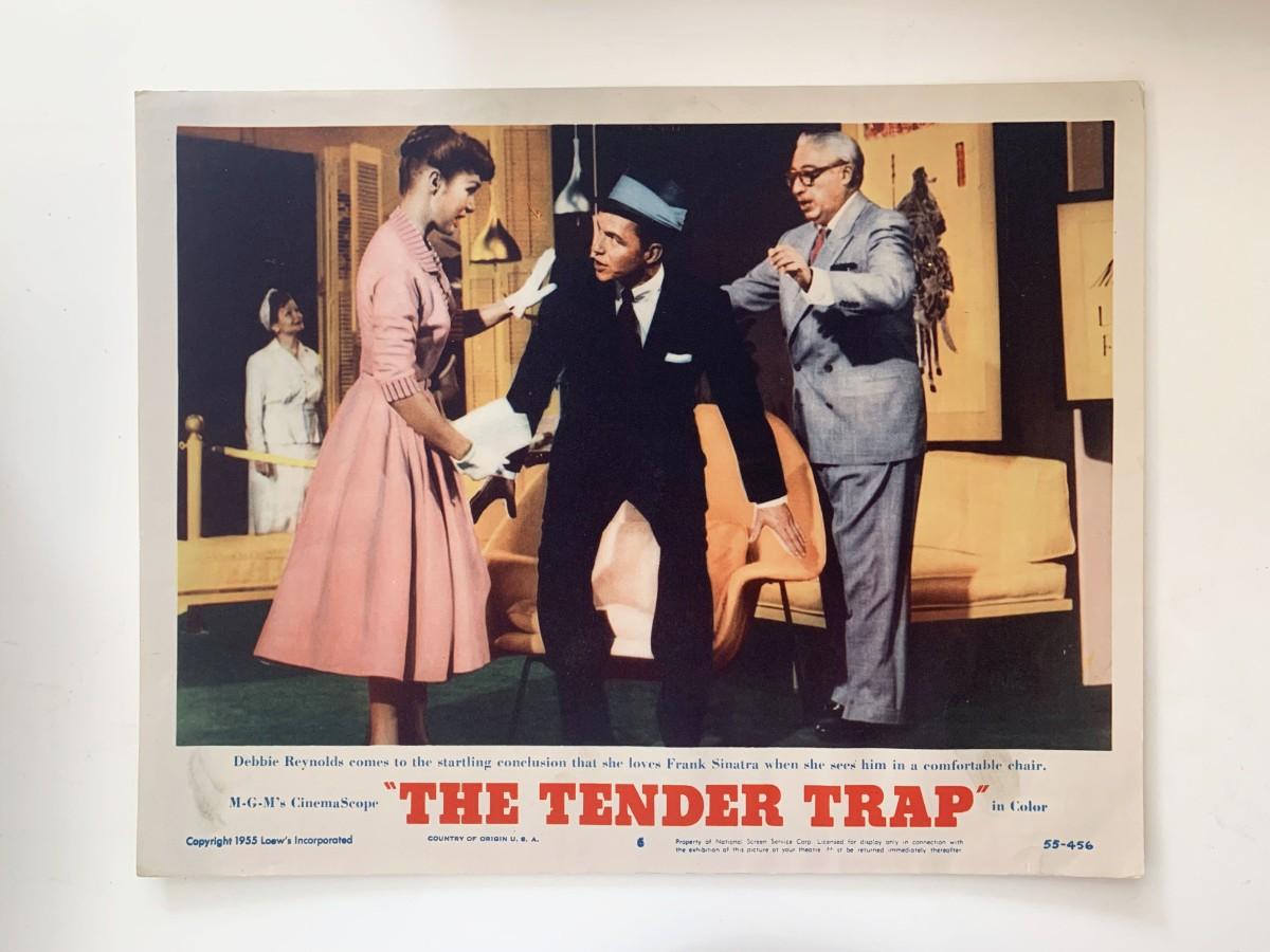 The Tender Trap 1955 Vintage Lobby Card EstateSales The tender trap 1955 vintage lobby card estatesales