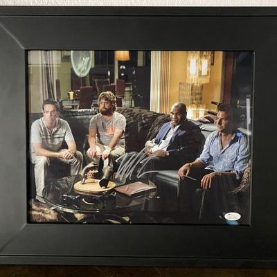 The Hangover Mike Tyson signed movie photo. JSA authenticated