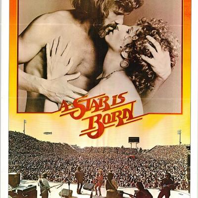 A Star is Born original 1976 vintage one sheet poster