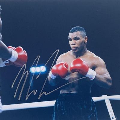 Mike Tyson signed photo