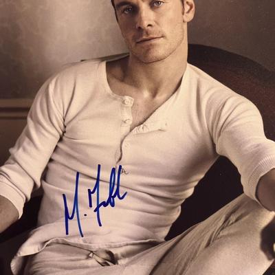Michael Fassbender signed photo